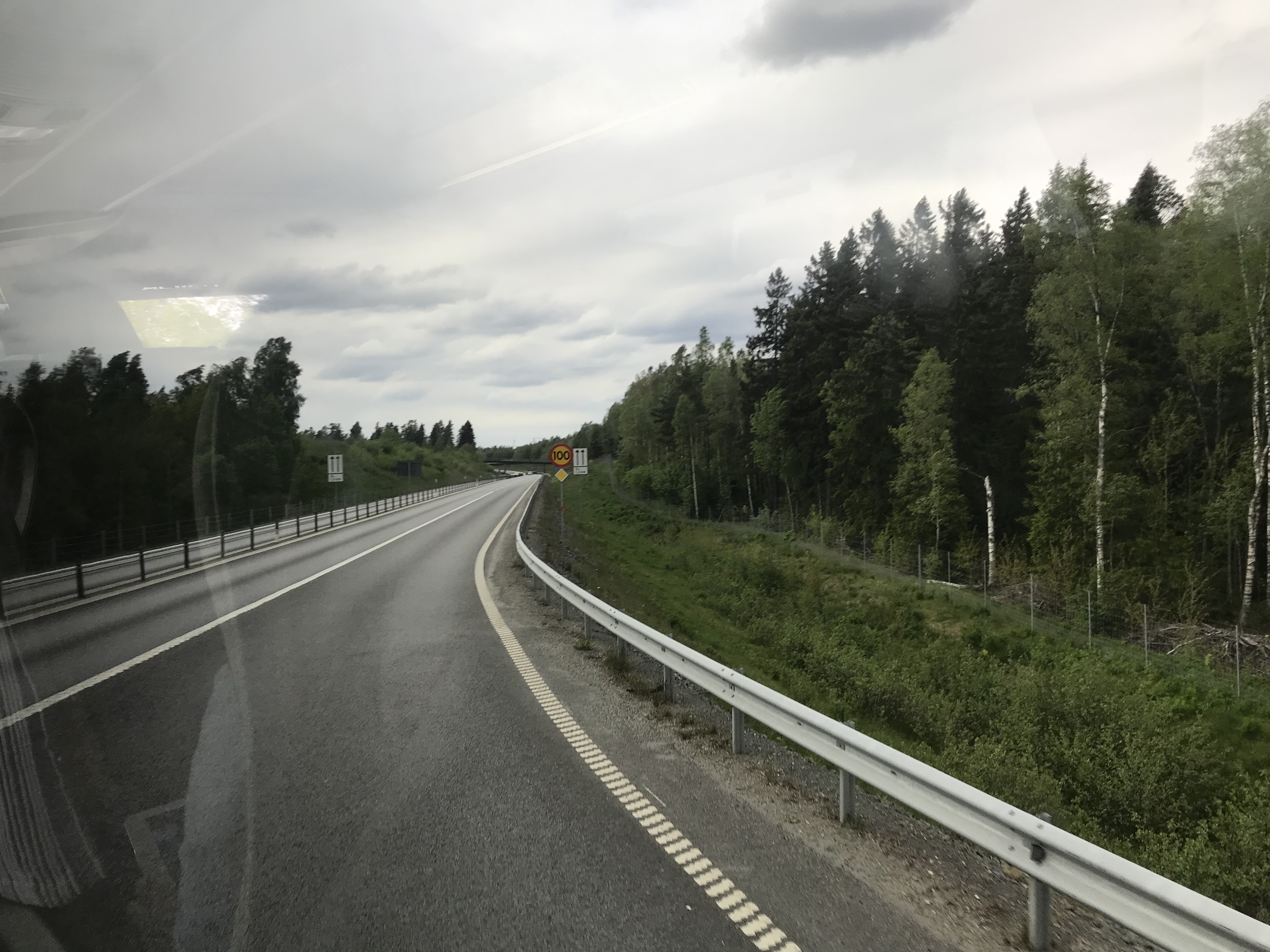 On a Swedish road (by bus) - from Stockholm to Gothenburg